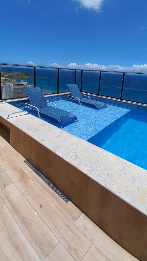 Loft Smart Farol Da Barra, Piscina Rooftop, Beira Mar No Farol Da Barra Salvador Luaran gambar