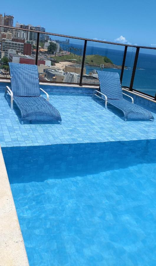 Loft Smart Farol Da Barra, Piscina Rooftop, Beira Mar No Farol Da Barra Salvador Luaran gambar