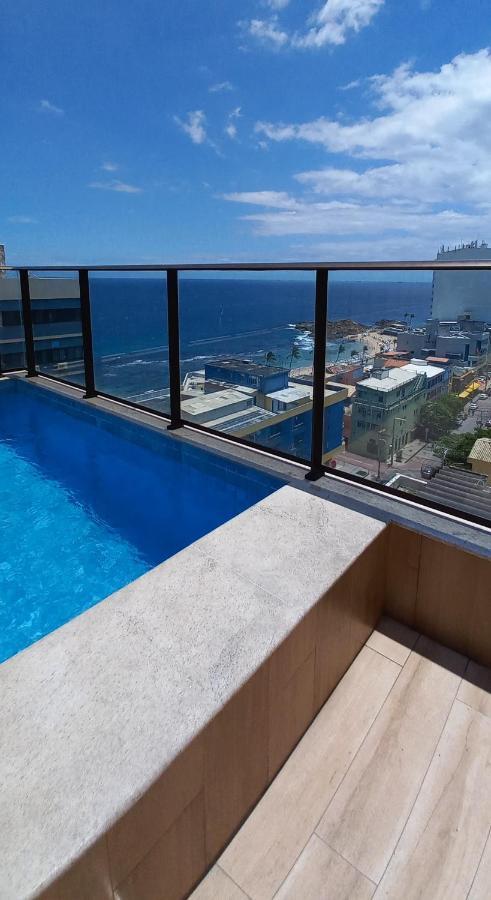 Loft Smart Farol Da Barra, Piscina Rooftop, Beira Mar No Farol Da Barra Salvador Luaran gambar